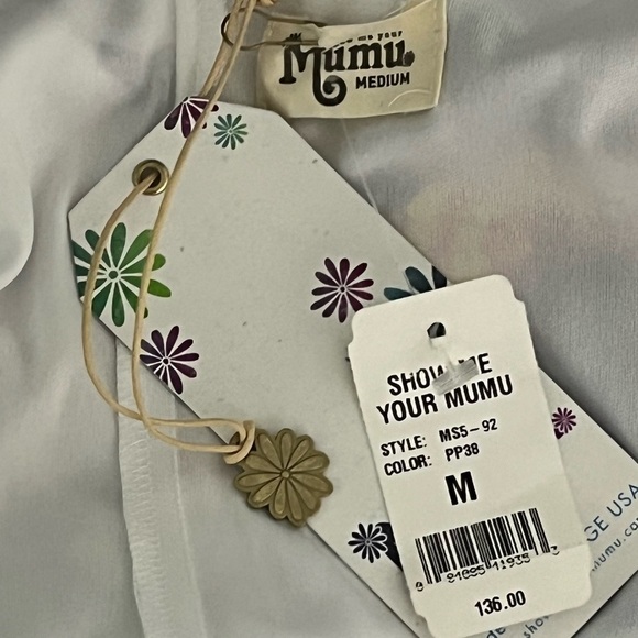 Show Me Your Mumu Bella Flirty fun Petal Paint spaghetti straps
flowy tank Dress - Picture 10 of 13